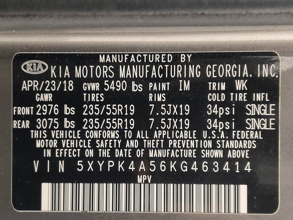 Used 2019 Kia Sorento SX FWD image 33