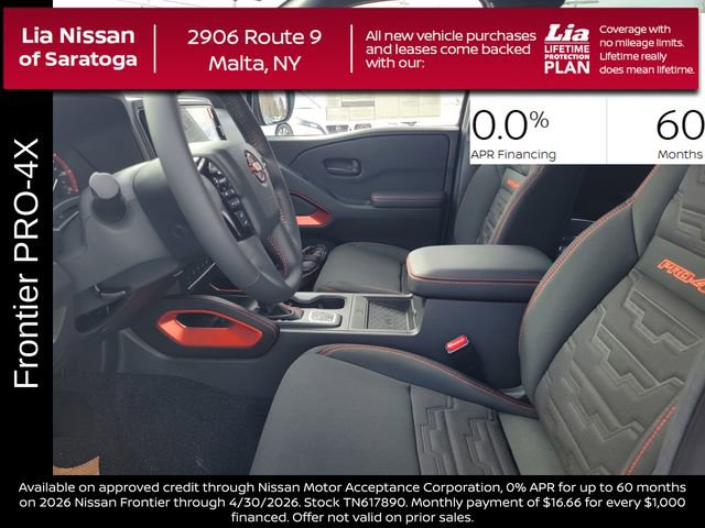 New 2026 Nissan Frontier PRO-4X w/ Pro-4x Convenience Package AWD/4WD image 16