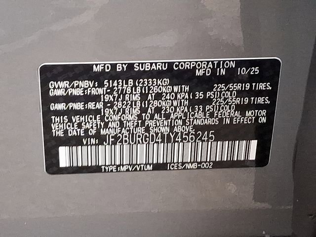 New 2026 Subaru Outback Limited XT image 24