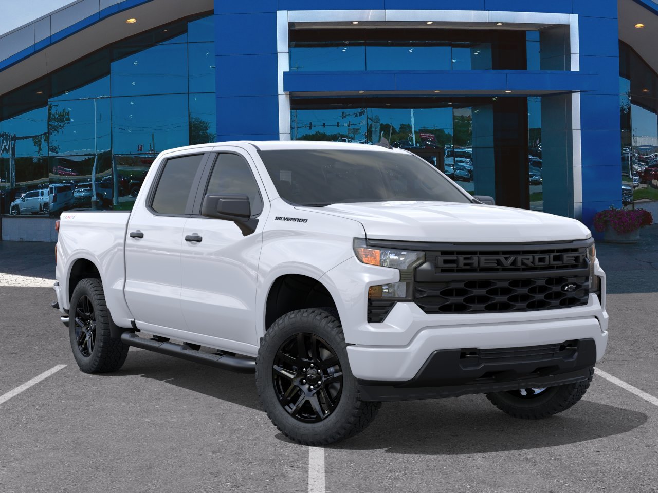 New 2026 Chevrolet Silverado 1500 Custom w/ Turbomax Blackout Package AWD/4WD image 34