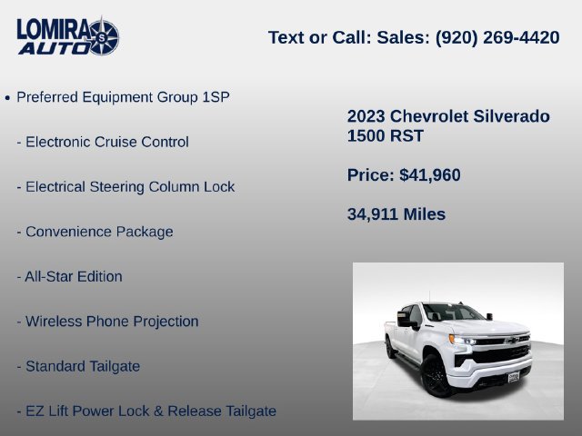 Used 2023 Chevrolet Silverado 1500 RST w/ Convenience Package II AWD/4WD image 21