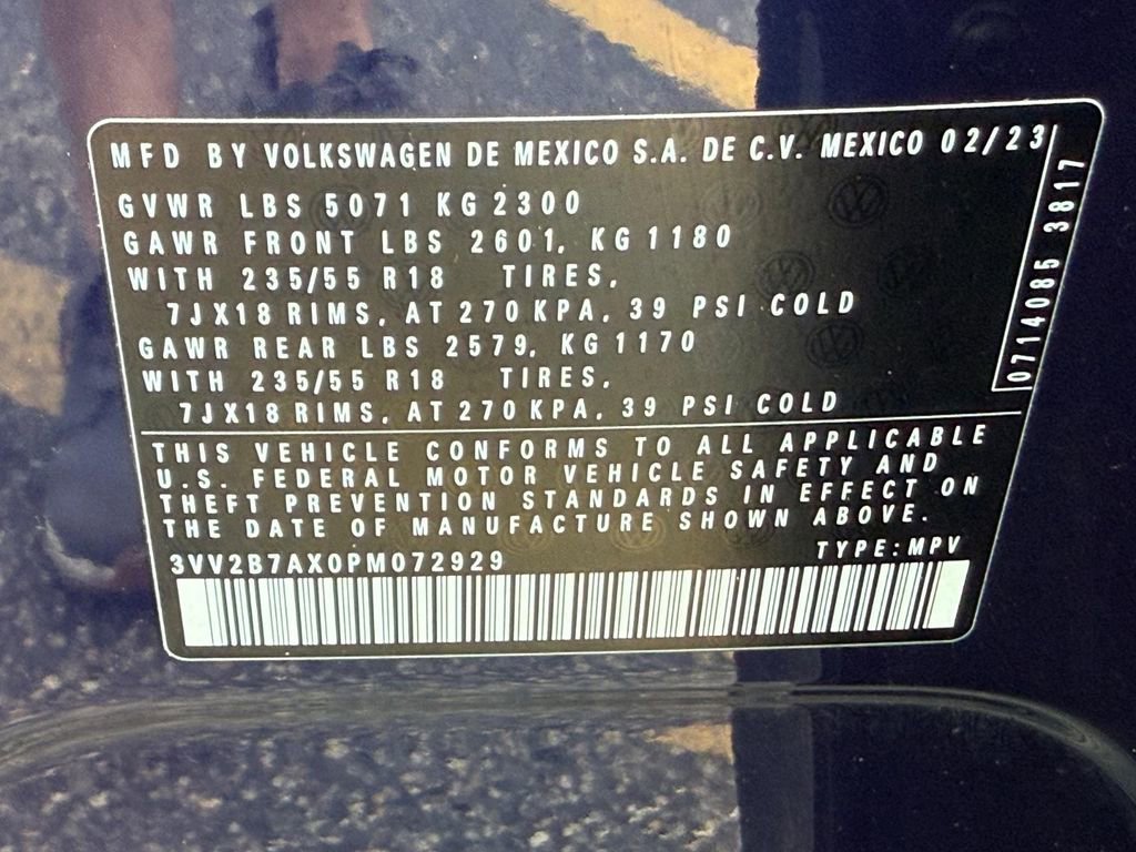 Certified 2023 Volkswagen Tiguan SE AWD/4WD image 24