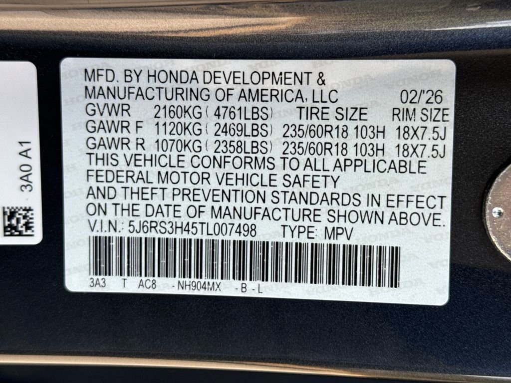 New 2026 Honda CR-V EX image 28