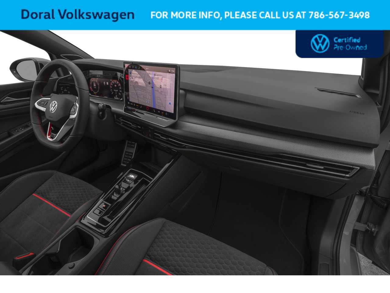 Used 2025 Volkswagen GTI SE w/ SE Leather Seating Package FWD image 14