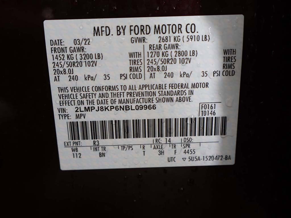 Used 2022 Lincoln Nautilus Reserve w/ Luxury Package image 51