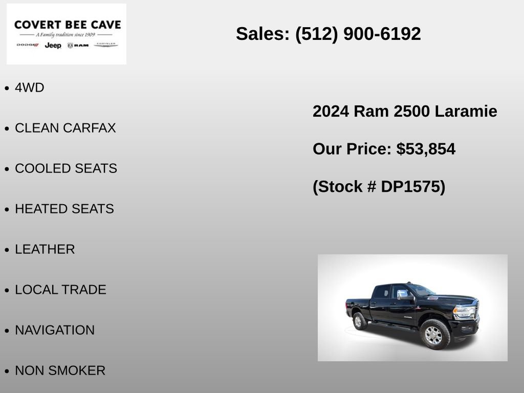 Used 2024 RAM 2500 Laramie w/ Safety Group image 6