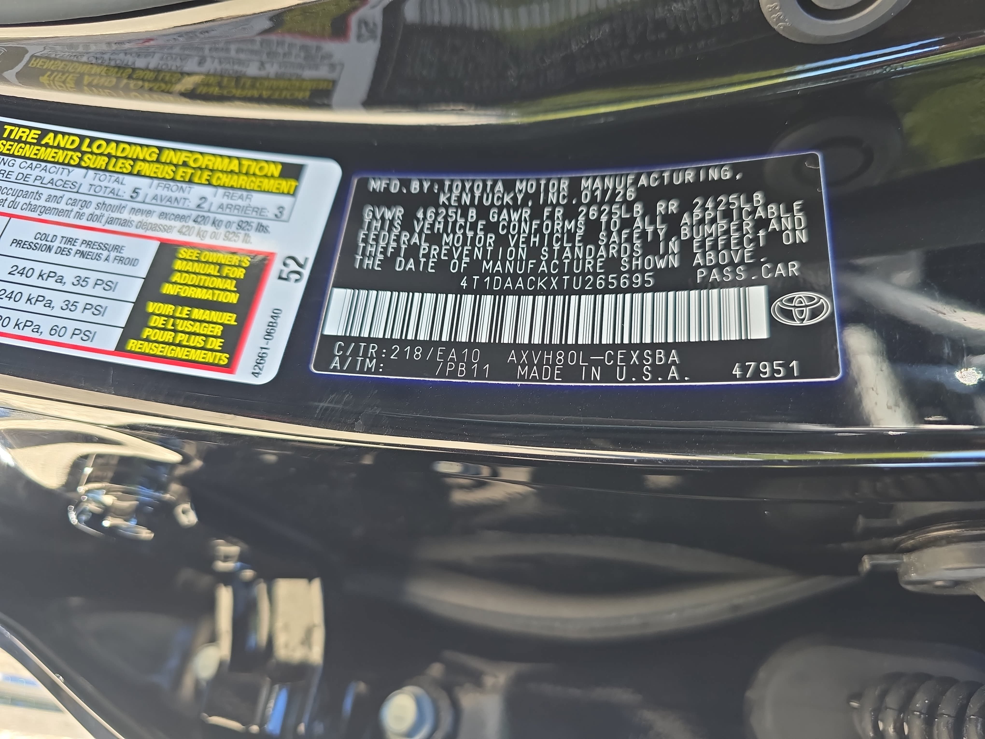 Used 2026 Toyota Camry SE FWD image 34