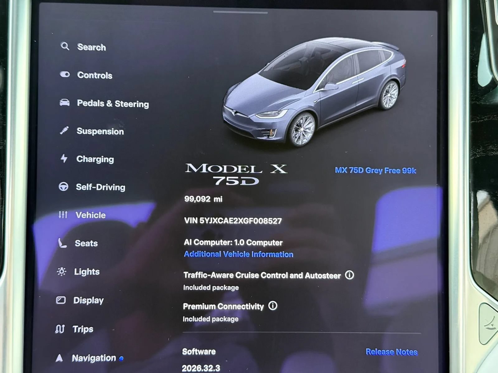 Used 2016 Tesla Model X 75D AWD/4WD image 16