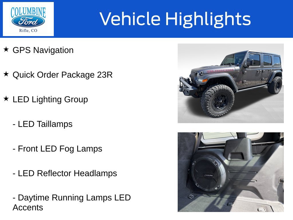 Used 2018 Jeep Wrangler Unlimited Rubicon AWD/4WD image 4
