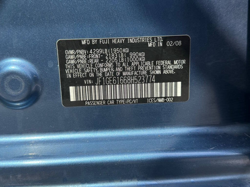 Used 2008 Subaru Impreza 2.5i AWD/4WD image 15