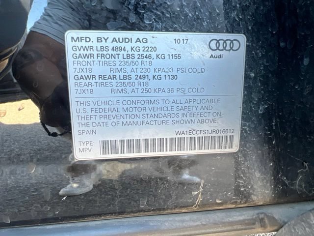 Used 2018 Audi Q3 2.0T Premium w/ Convenience Package AWD/4WD image 44