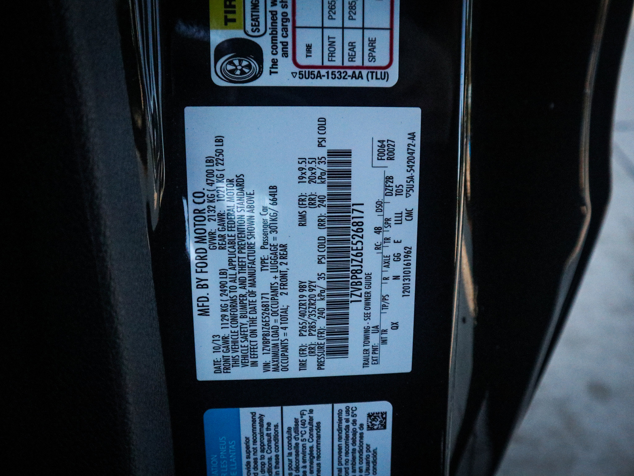 Used 2014 Ford Mustang Shelby GT500 w/ Equipment Group 821A image 36