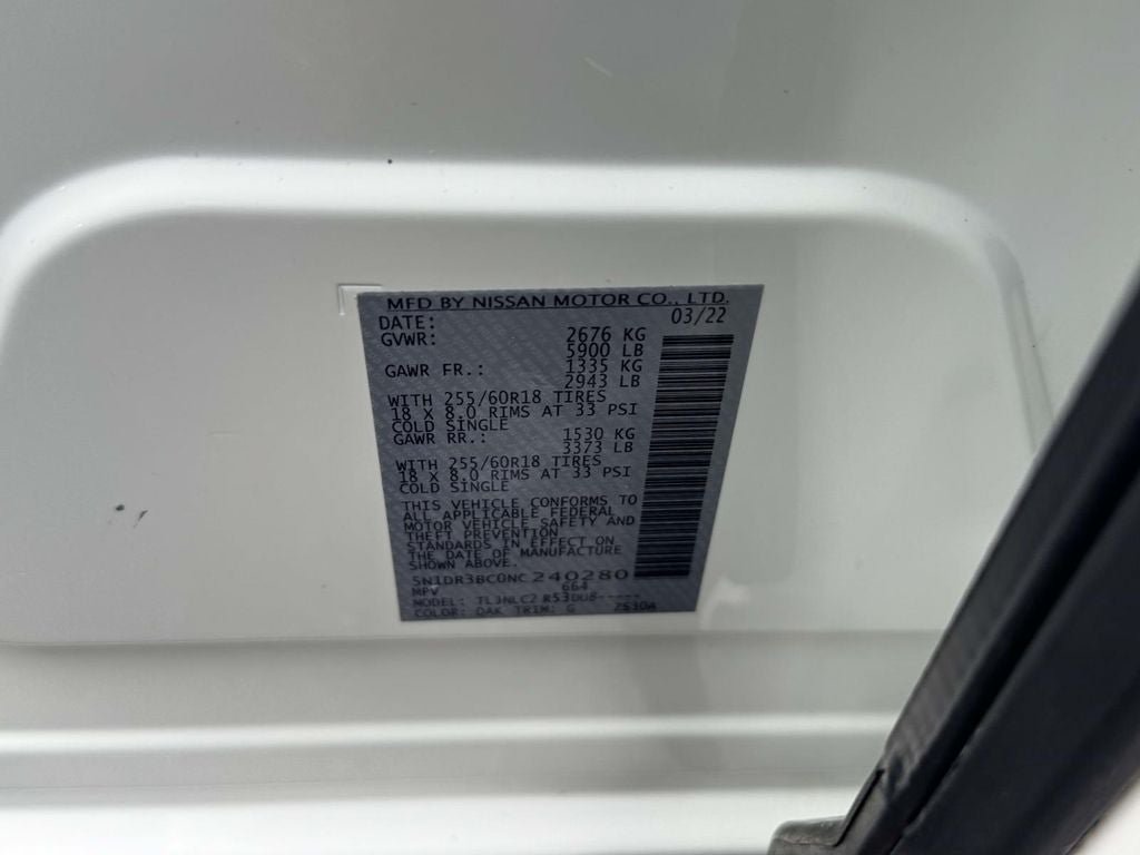 Used 2022 Nissan Pathfinder SV AWD/4WD image 28