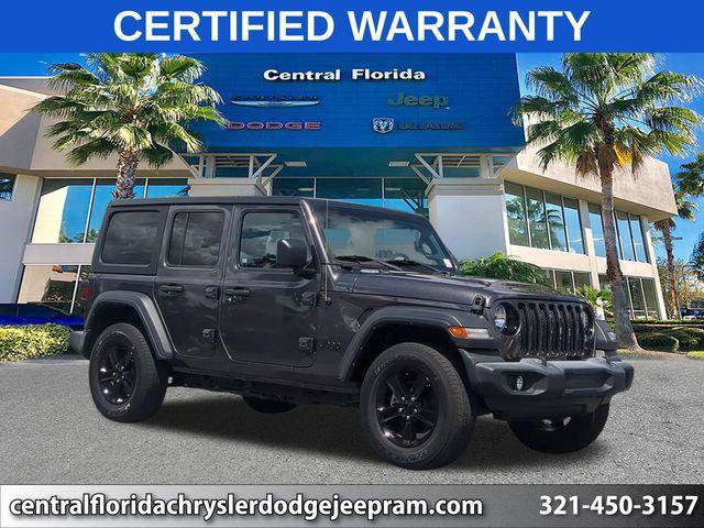 Certified 2022 Jeep Wrangler Unlimited Sport AWD/4WD image 1
