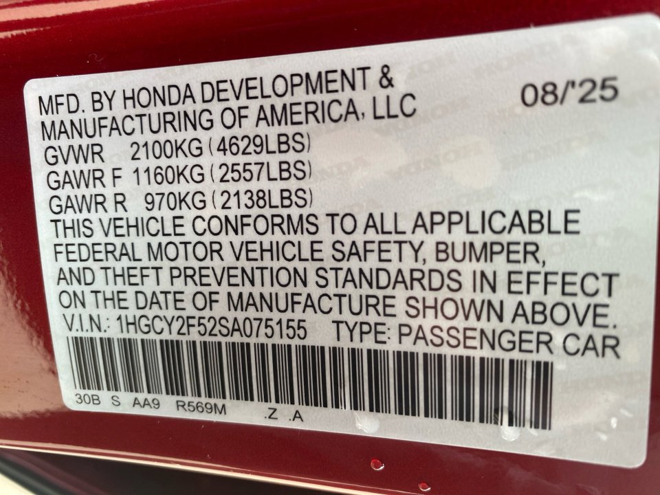 Certified 2025 Honda Accord Sport image 39