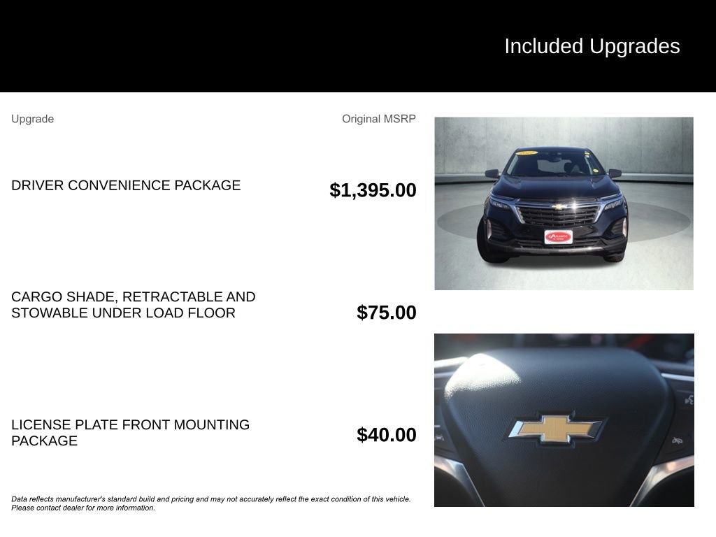 Used 2022 Chevrolet Equinox LT w/ Driver Convenience Package image 3