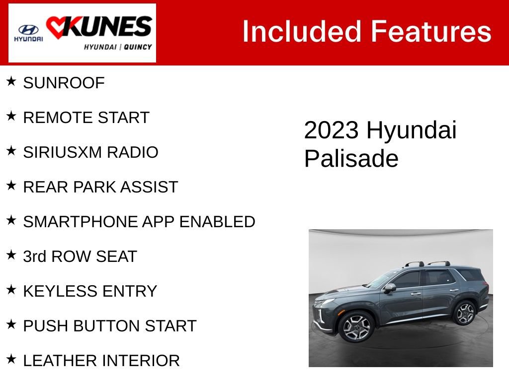 Used 2023 Hyundai Palisade Limited AWD/4WD image 3