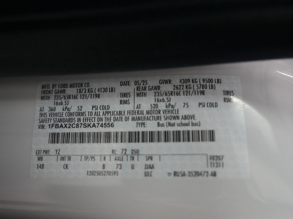 Used 2025 Ford Transit 350 XLT RWD image 9