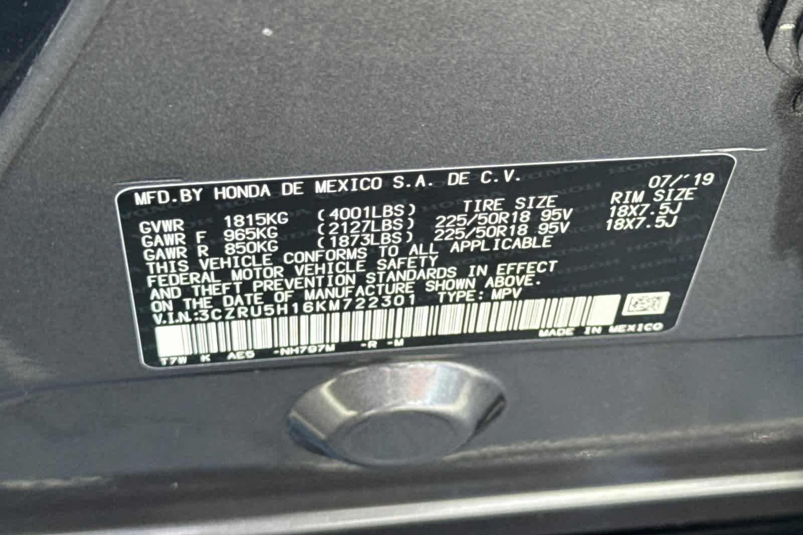 Used 2019 Honda HR-V Sport image 30