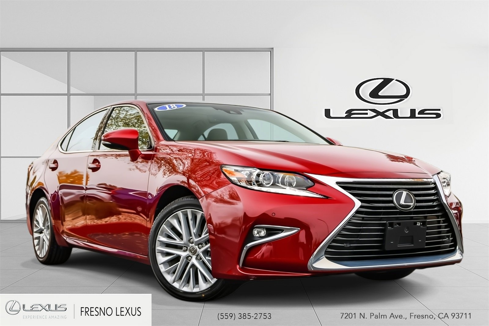 Used 2018 Lexus ES 350 w/ Luxury Package w/Wood Trim image 1