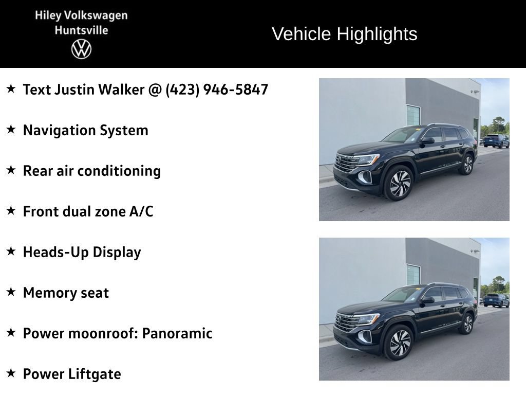 Used 2025 Volkswagen Atlas SEL AWD/4WD image 6