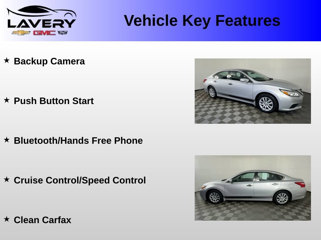 Used 2016 Nissan Altima 2.5 S w/ Power Driver Seat Package FWD image 2