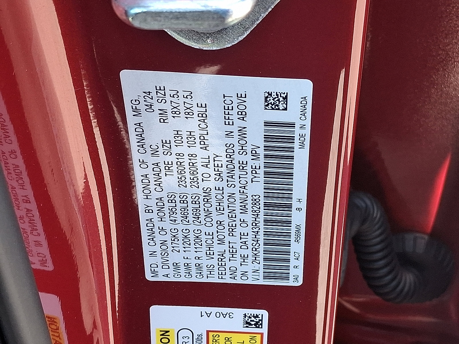 Used 2024 Honda CR-V EX image 4