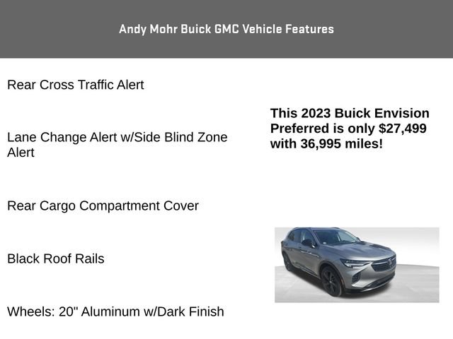 Used 2023 Buick Envision Preferred w/ Sport Touring Package AWD/4WD image 11