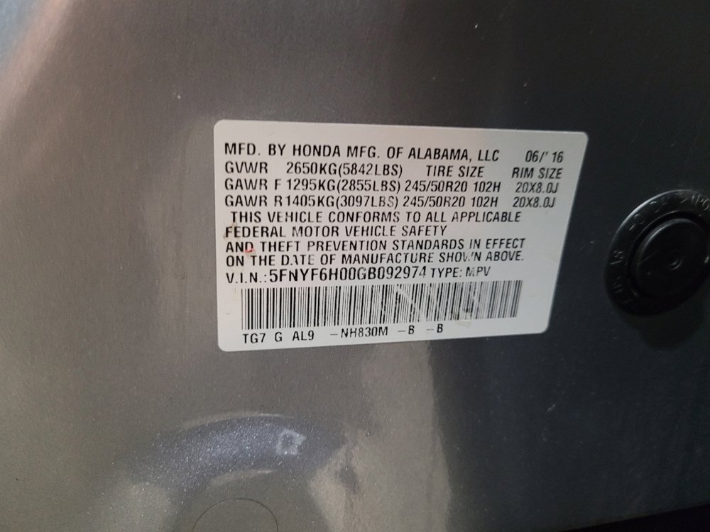 Used 2016 Honda Pilot Elite image 33