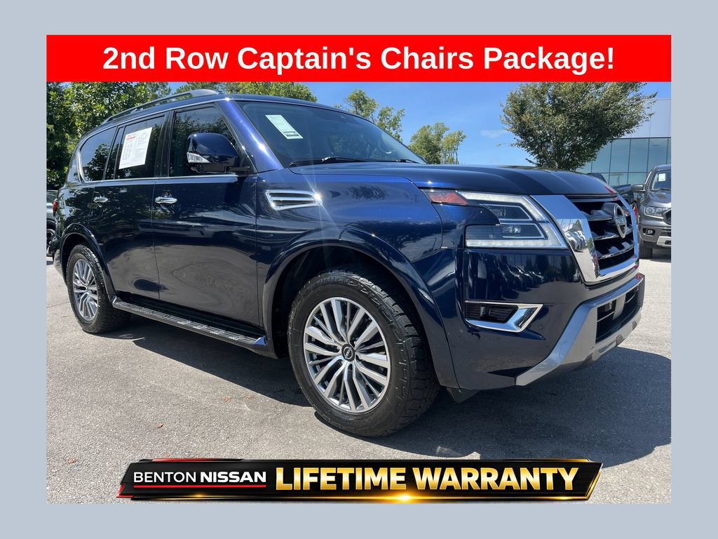 Used 2023 Nissan Armada SL w/ Captain's Chairs Package
