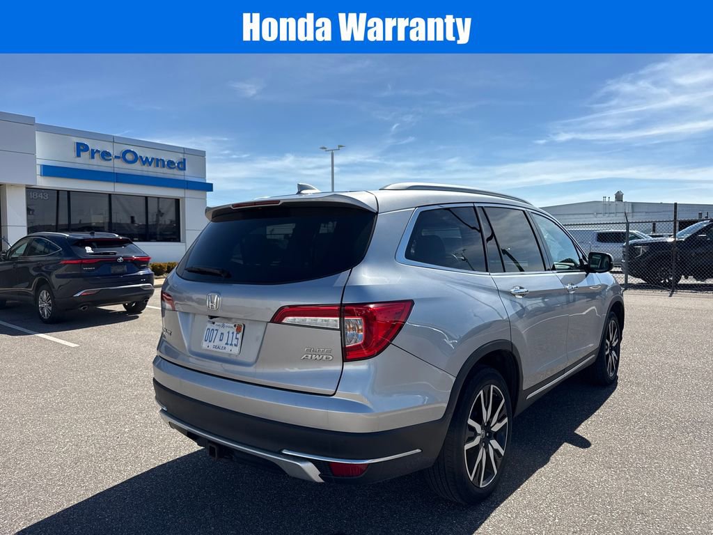 Certified 2019 Honda Pilot Elite image 8