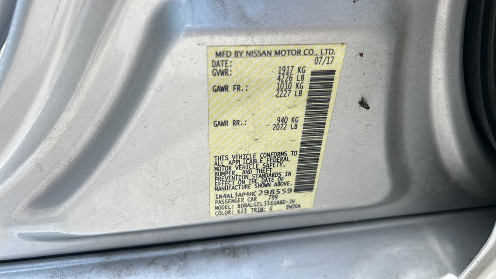 Used 2017 Nissan Altima 2.5 S w/ Power Driver Seat Package FWD image 28