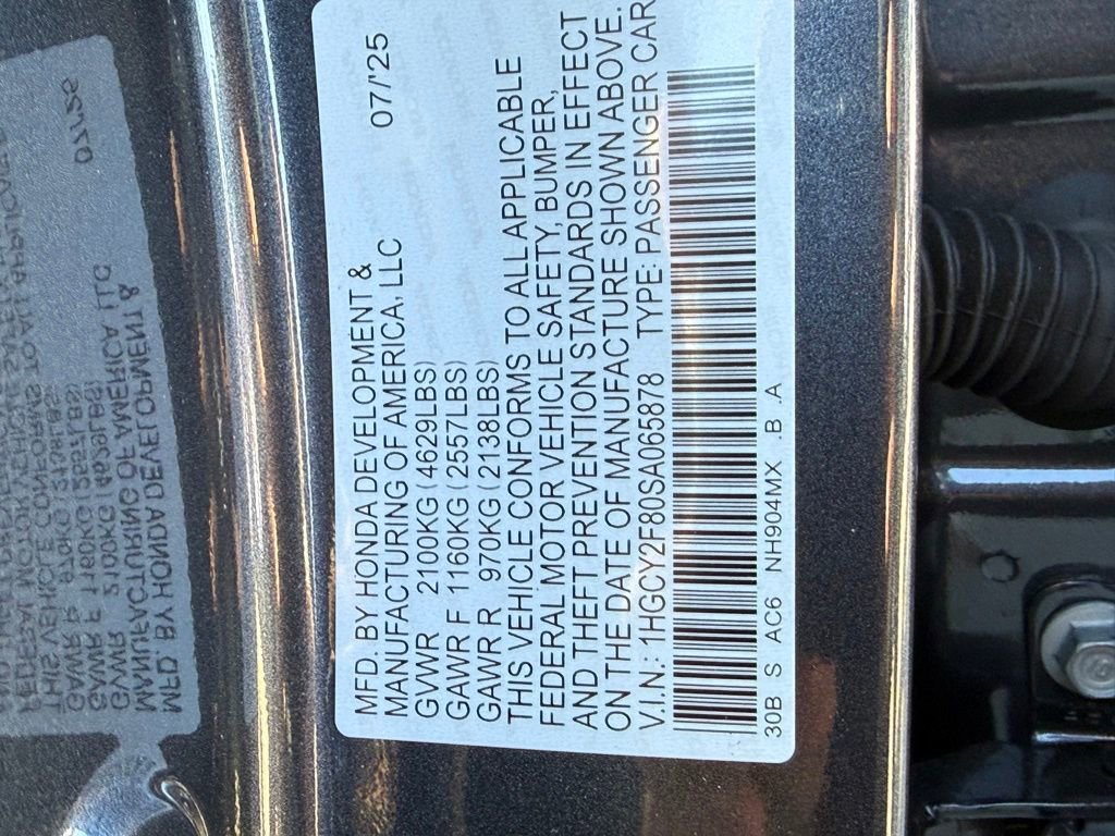 Certified 2025 Honda Accord Touring image 30