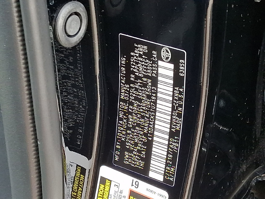 Used 2026 Toyota Camry LE FWD image 28