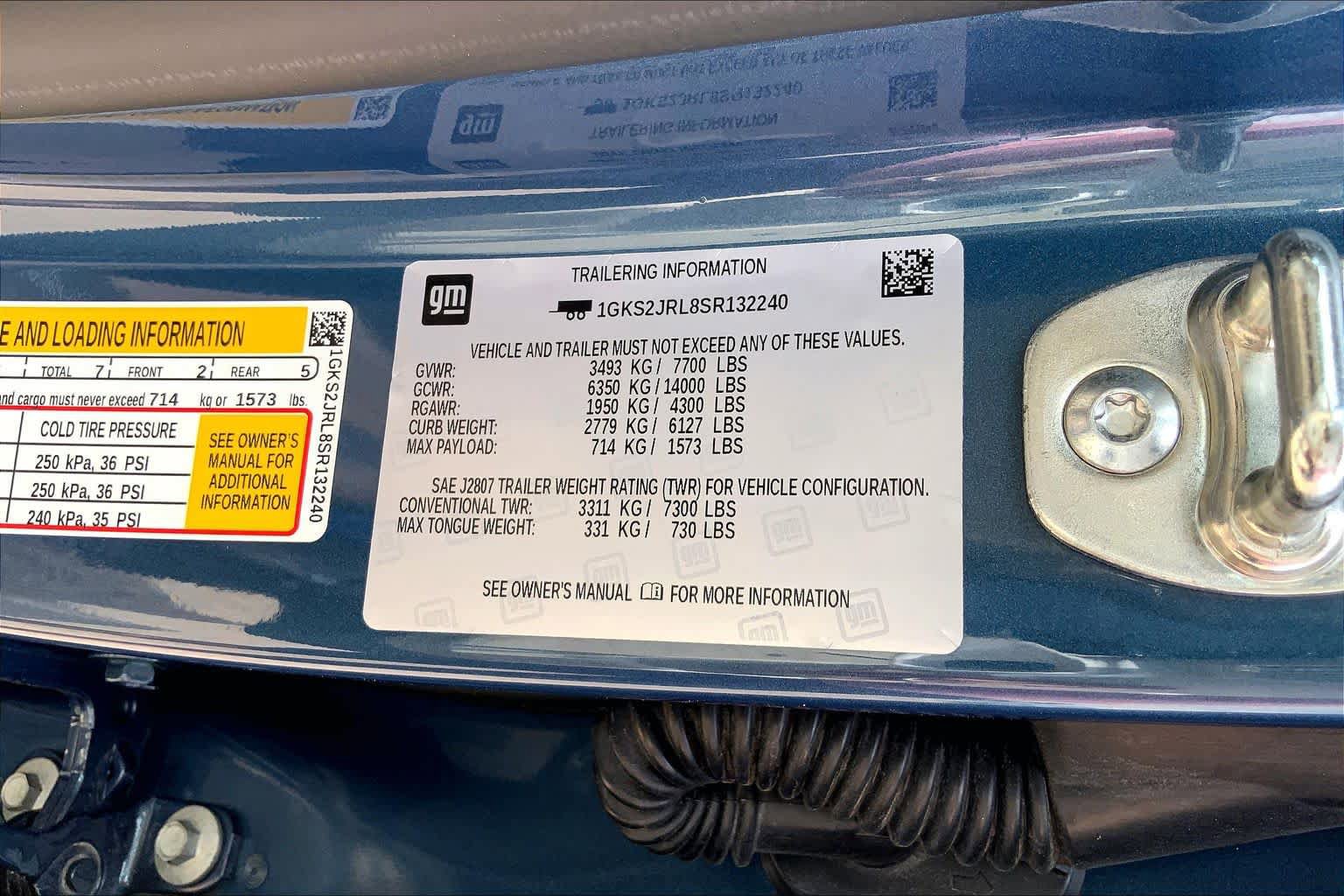 Used 2025 GMC Yukon XL Denali w/ LPO, Floor Liner Package image 37