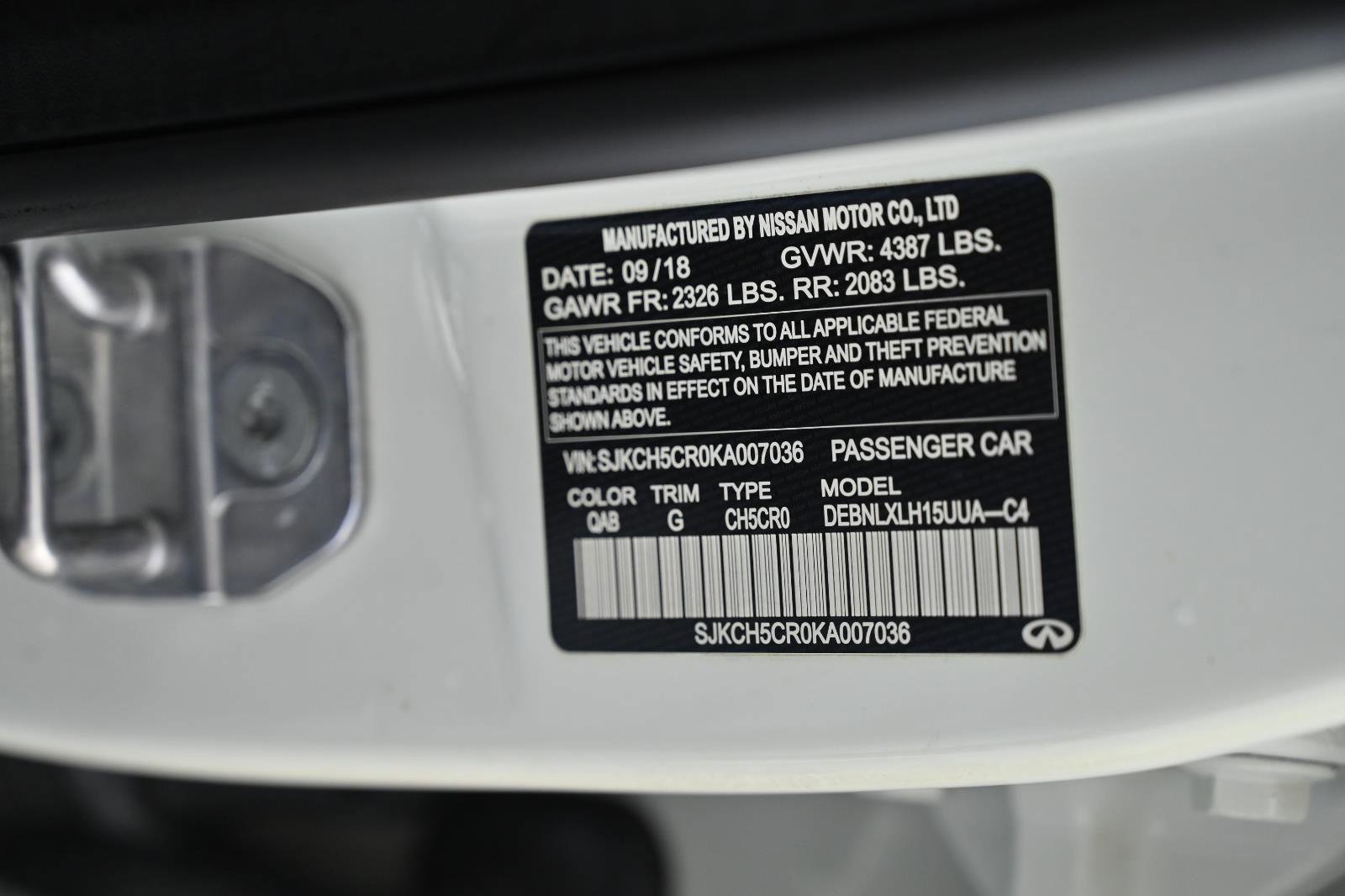 Used 2019 INFINITI QX30 Premium w/ Navigation Package image 33