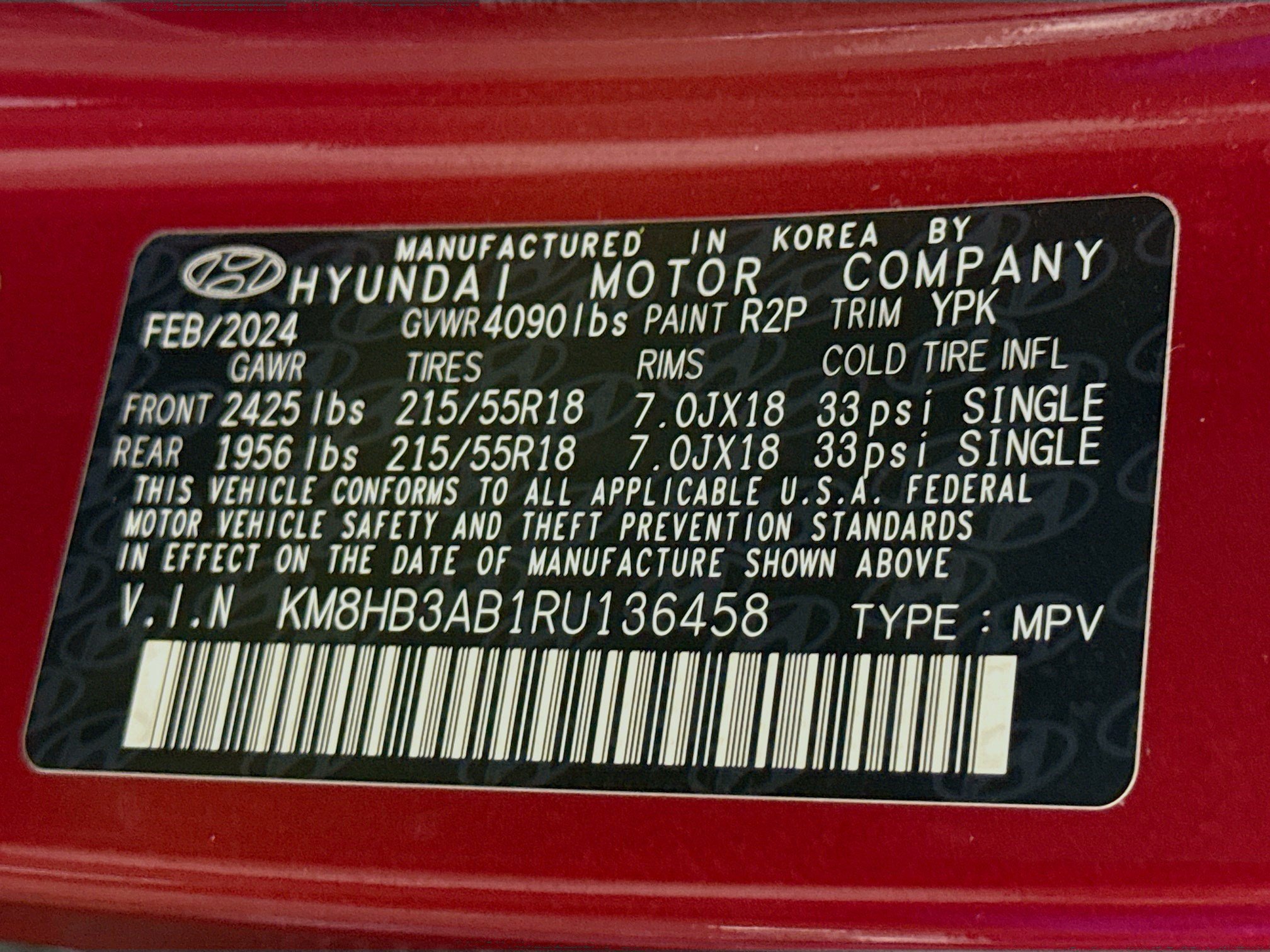 Used 2024 Hyundai Kona SEL FWD image 40