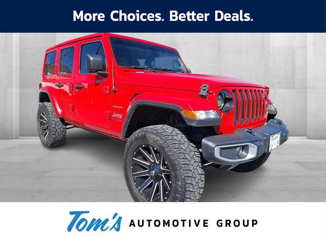 Used 2019 Jeep Wrangler Unlimited Sahara w/ Uconnect 4C Nav & Sound Group AWD/4WD video 1