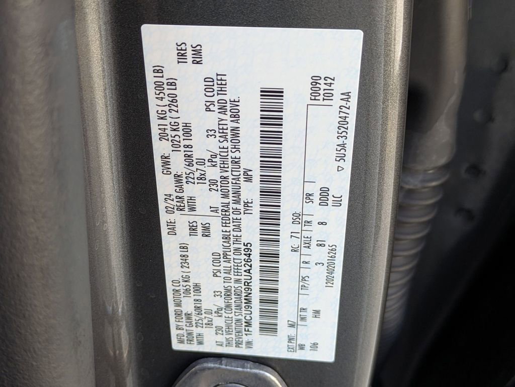 Used 2024 Ford Escape ST-Line image 31