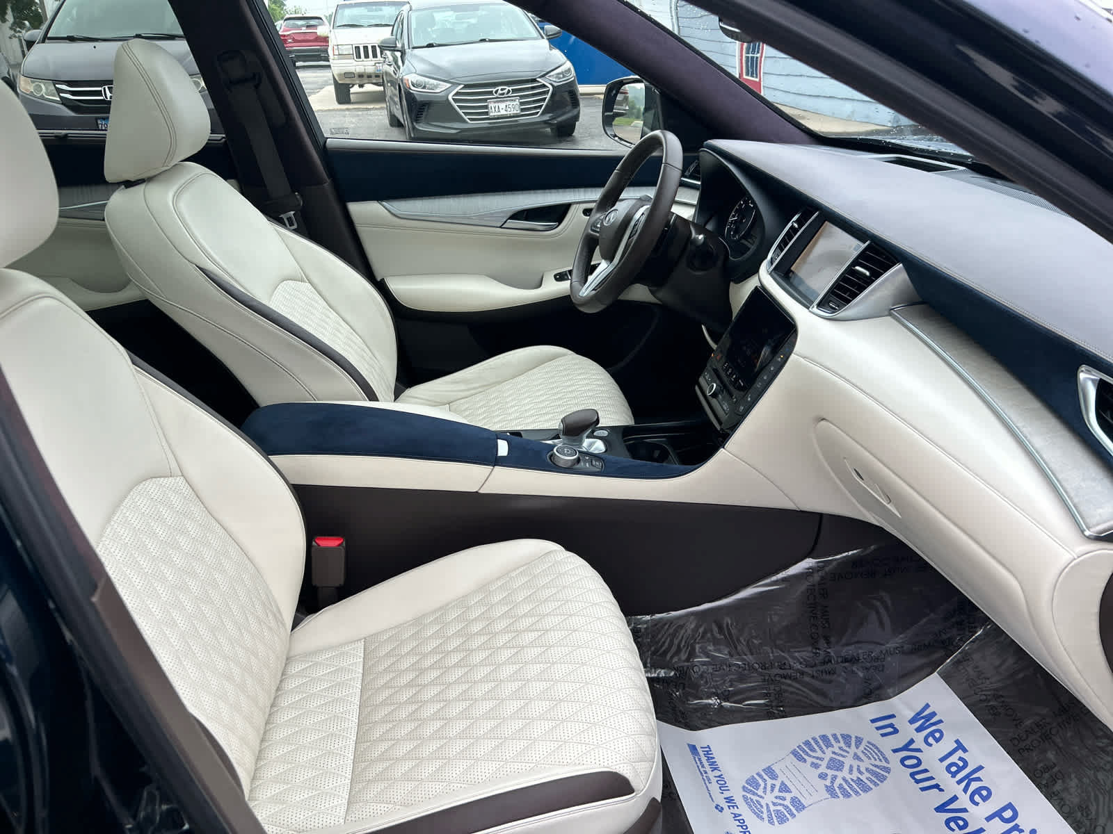 Used 2021 INFINITI QX50 Autograph w/ Premium White Leather Package AWD/4WD image 28