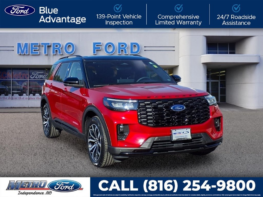 Certified 2025 Ford Explorer ST-Line w/ Premium Package