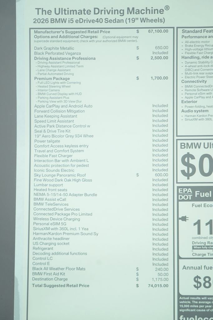 Used 2026 BMW i5 eDrive40 image 9