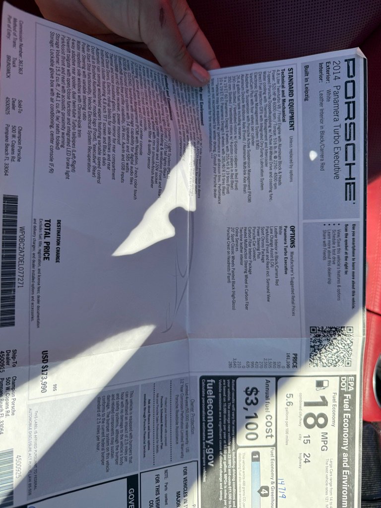 Used 2014 Porsche Panamera Turbo Executive w/ Sport Chrono Package image 83