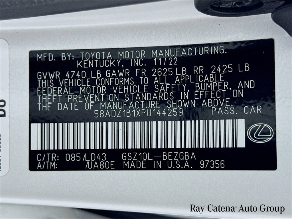 Certified 2023 Lexus ES 350 w/ Premium Package image 35