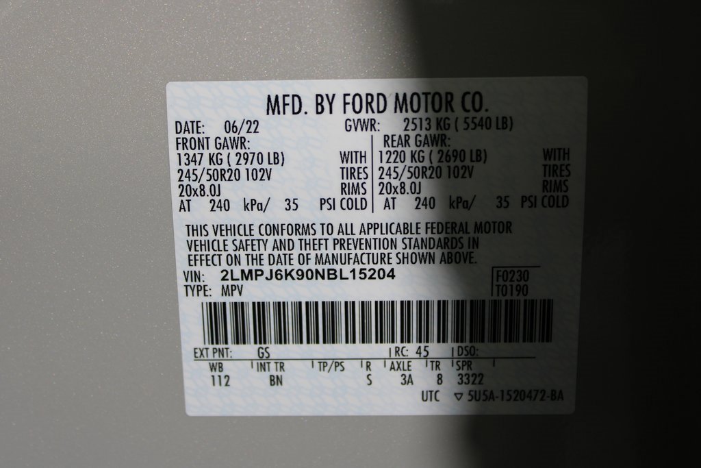 Used 2022 Lincoln Nautilus Reserve image 24