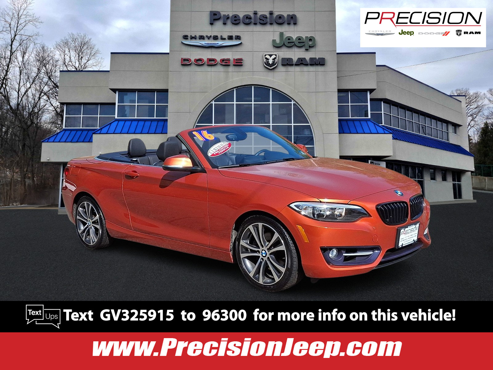 Used 2016 BMW 228i xDrive Convertible AWD/4WD image 1