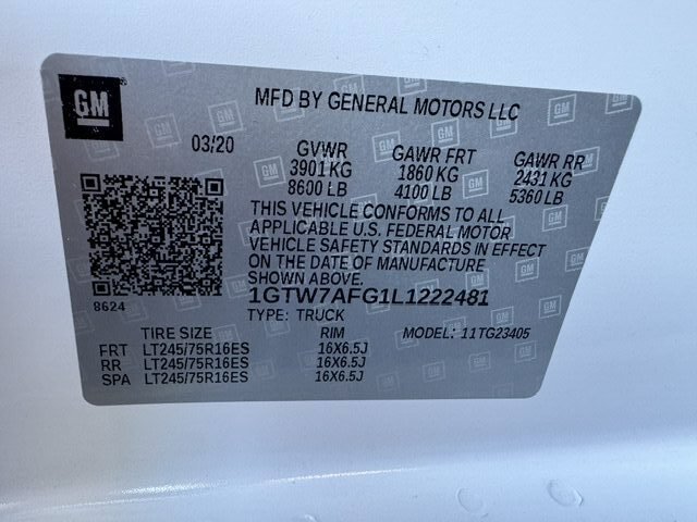Used 2020 GMC Savana 2500 w/ Driver Convenience Package RWD image 20