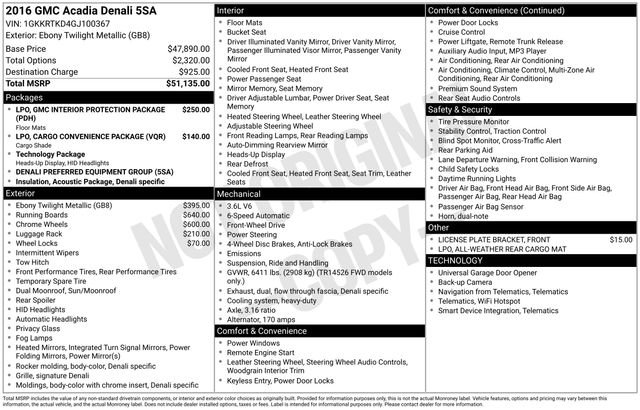 Used 2016 GMC Acadia Denali image 4