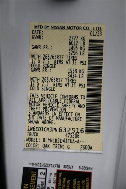 Used 2023 Nissan Frontier SV w/ Technology Package image 43