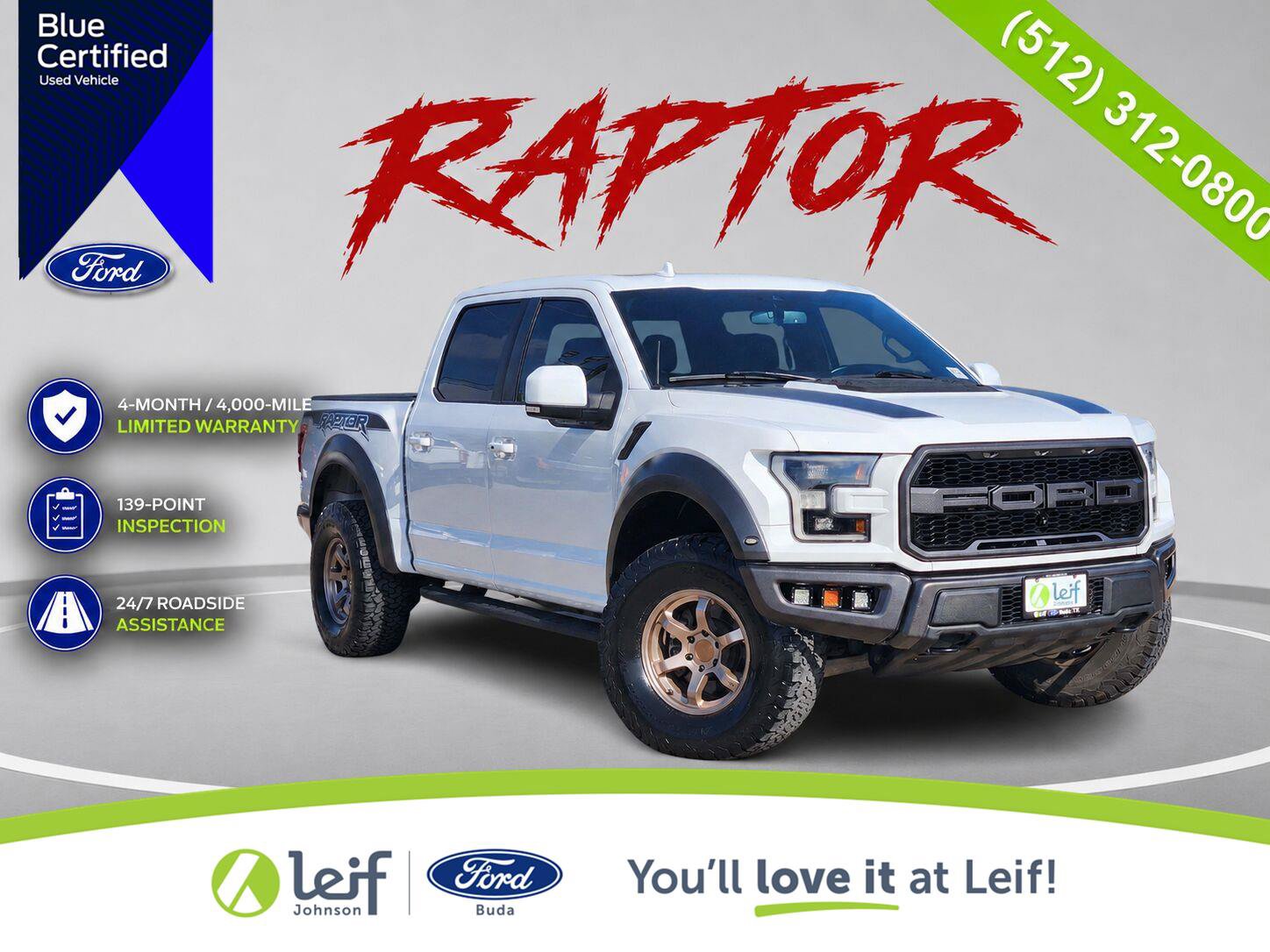 Used 2020 Ford F150 Raptor w/ Equipment Group 802A Luxury
